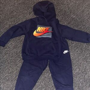 Nike Kids' Navy Hoodie and Joggers Set